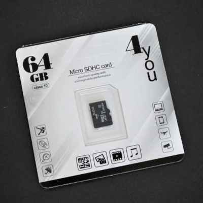 Карта пам’яті Micro SD 64Gb 4you Class10