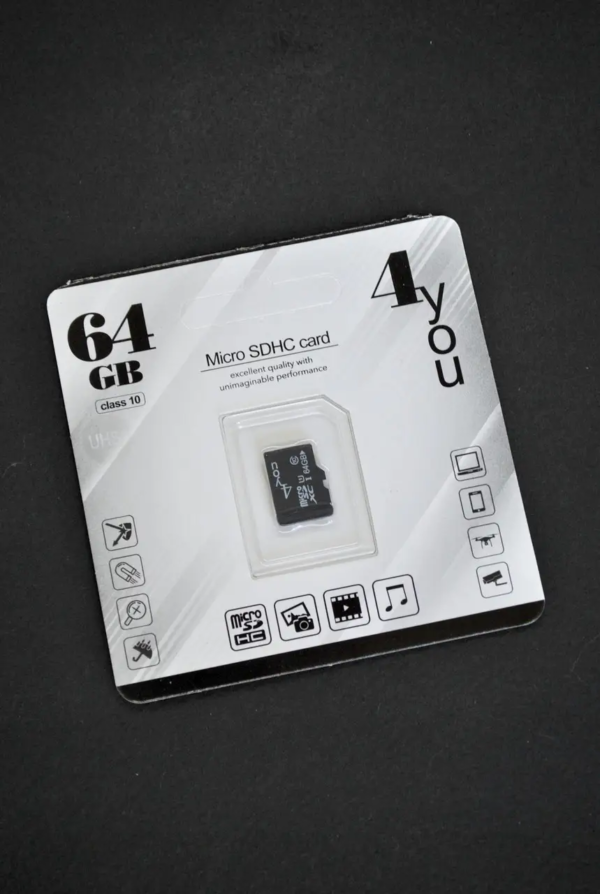 Карта пам'яті Micro SD 64Gb 4you Class10