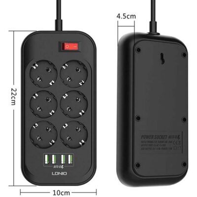 Удлинитель Ldnio SE6403