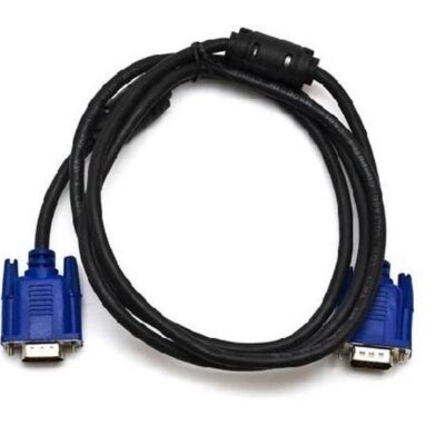 Кабель VGA-VGA папа-папа (2 феррита) черный 1.5м