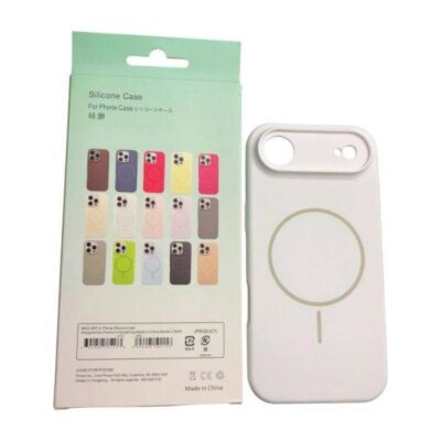 Чохол iPhone 17 Air Silicon BEATS with MagSafe №4 Snow