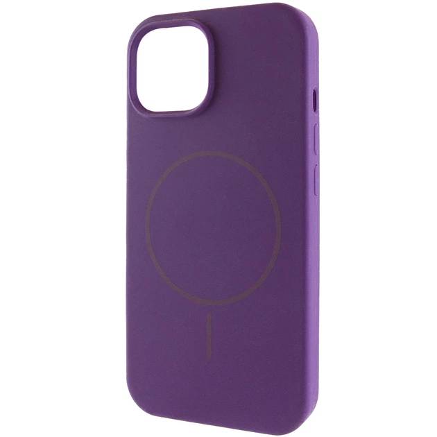 Чехол iPhone 15 Silicon BEATS with MagSafe №9 Amethyst