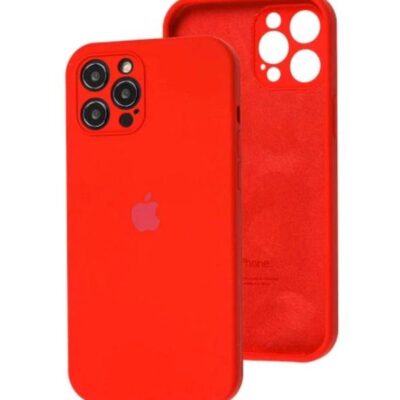 IPhone 13 Pro Silicon Case FULL Camera №14 Red