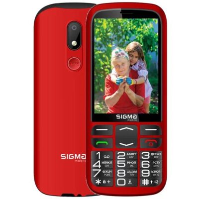 Телефон Sigma Comfort 50 CF211 OPTIMA Type-C Red UA UCRF