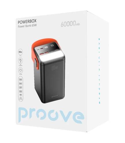 PowerBank Proove Powerbox 65W 60000mAh (black) - Зображення 2