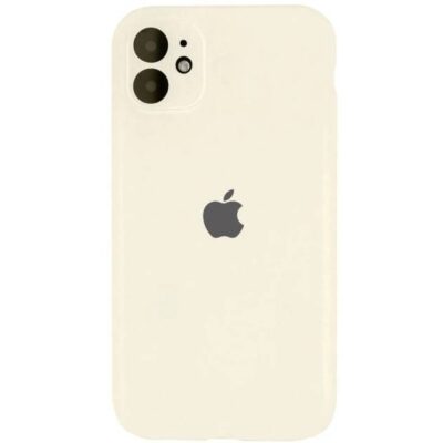 IPhone 12 Silicon Case FULL Camera №11 Antique white