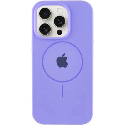 Чохол iPhone 14 Pro Max Silicon BEATS with MagSafe №15 Sunset Purple
