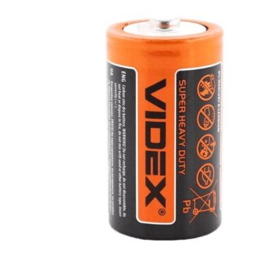 Батарейка R20P. 1шт Videx