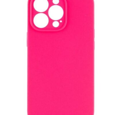 IPhone 15 Pro Silicone Case FULL Camera №52 Ultra Pink
