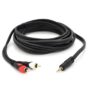 Кабель 3.5мм папа/2RCA папа 0.4м