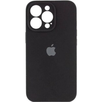 iPhone 16 Pro Max Silicon Case FULL Camera №18 Black