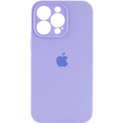 Чохол iPhone 14 Pro Silicon Case FULL Camera №7 Lavander