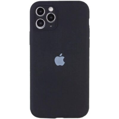 Чохол iPhone 12 Pro Silicon Case FULL Camera №18 Black