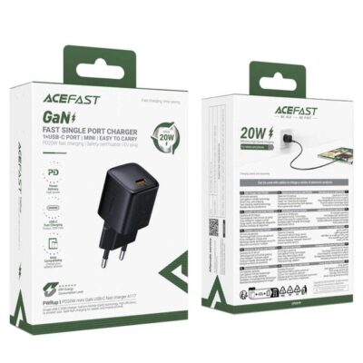 МЗП 1Port Acefast A117 PD 20W Black