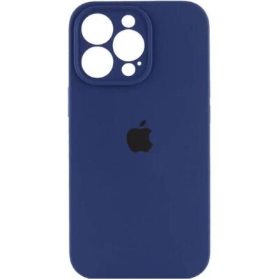 iPhone 16 Pro Silicon Case FULL Camera №8 Dark blue
