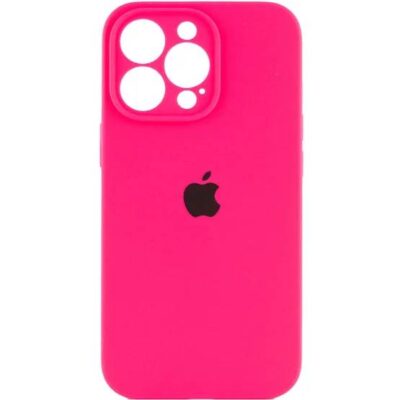 iPhone 16 Pro Max Silicon Case FULL Camera №19 Pink