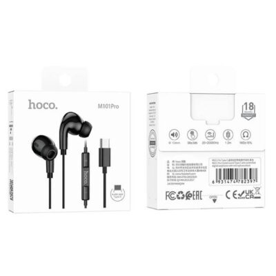 Гарнитура Hoco M101 Pro Type-C Black