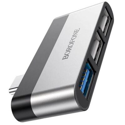 HUB Borofone DH1 (Type-C to 3 USB)