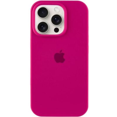 iPhone 15 Pro Max Silicone Case FULL №69 Raspberry