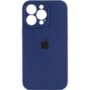 iPhone 16 Pro Max Silicon Case FULL Camera №8 Dark blue