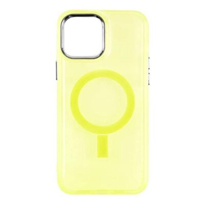 Накладка MagSafe MATTE Iphone 13 Yellow