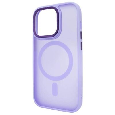 Накладка MagSafe MATTE Iphone 15 Pro Lilac