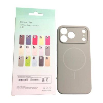 Чохол iPhone 17 Pro Silicon BEATS with MagSafe №14 Space gray