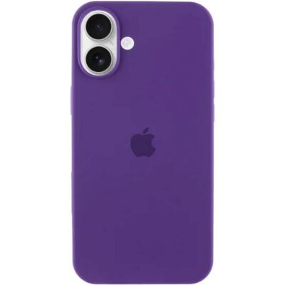 iPhone 16 Silicon Case FULL Camera №30 Purple