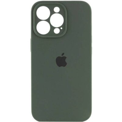 Чохол iPhone 14 Silicon Case FULL Camera №64 olive green