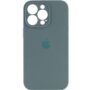 Чехол iPhone 16 Pro Silicon Case FULL Camera №68 viridian