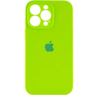Чохол iPhone 14 Pro Silicon Case FULL Camera №17 spring mint