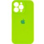Чохол iPhone 14 Pro Silicon Case FULL Camera №17 spring mint