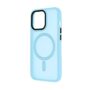 Накладка MagSafe MATTE Iphone 15 light Blue
