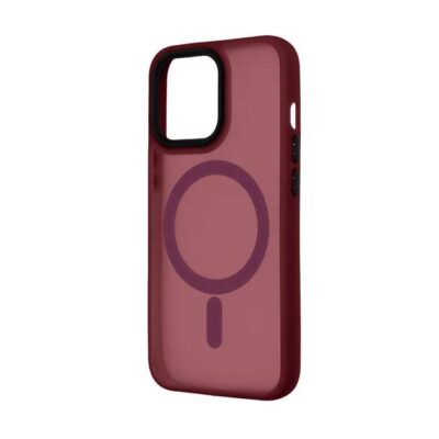 Накладка MagSafe MATTE Iphone 13 Pro Max Bordo