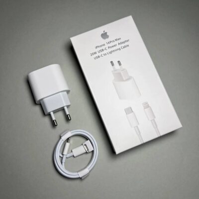 МЗП 1Port для Apple A2347 iPhone 14 Pro Max USB-C 20W Type-C to Lightning copy-original (original box) (white)