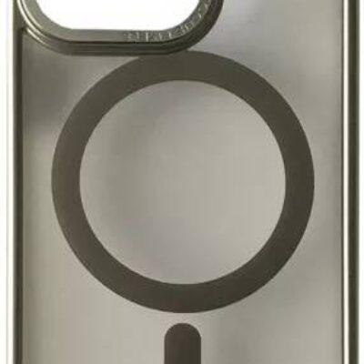 Накладка MagSafe Berlia Smooth Series Iphone 15 Natural Titanium