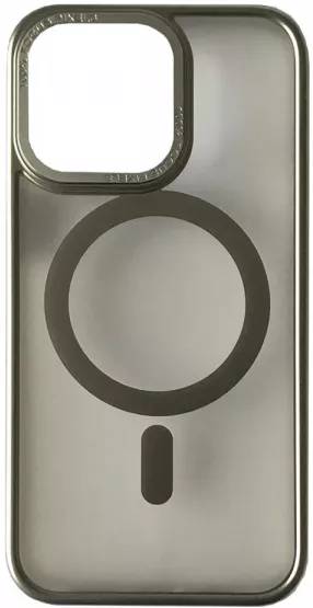 Накладка MagSafe Berlia Smooth Series Iphone 15 Natural Titanium