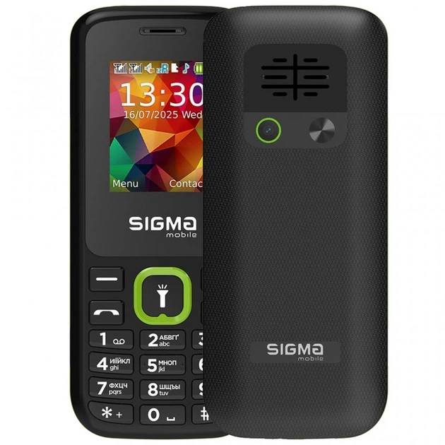 Телефон Sigma X-Style 171 Mini Black-Green UA UCRF