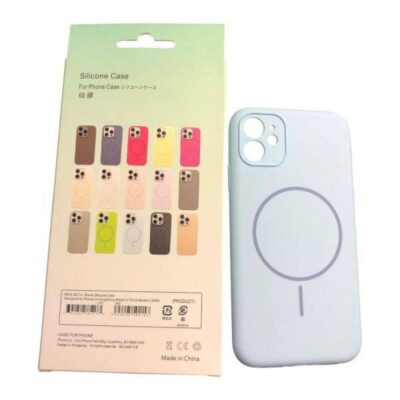 Чохол iPhone 11 Silicon BEATS with MagSafe №1 Light blue