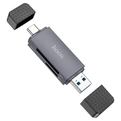 Card Reader 2 in1 Hoco HB45 (USB 3.0) Grey