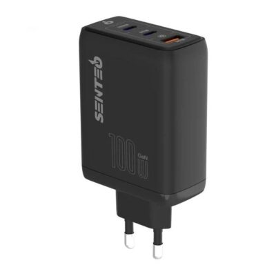 МЗП 3Port SENTEQ Z-11 USB+2USB-C PD3.0/QC3.0 100W (CE сертифікат) (black)