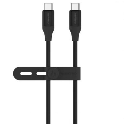 Кабель SENTEO SL-07 100W Type-C to Type-C 1.2m (black)
