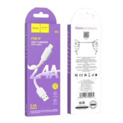 Кабель SENTEO SL-08 angled silicone 30W Type-C to Lightning 1m (white)
