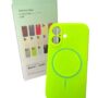 Чохол iPhone 16 Pro Silicon BEATS with MagSafe №13 Noon green