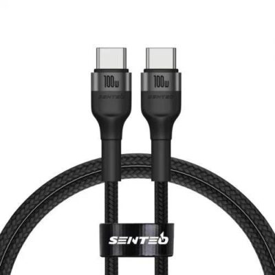 Кабель SENTEO ST-01 Montes series 100W Type-C to Type-C 2m (black)