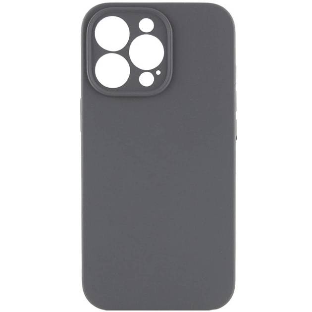 iPhone 15 Pro Silicone Case FULL Camera №12 Graphite Grey