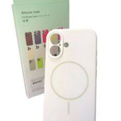 Чохол iPhone 14 Pro Max Silicon BEATS with MagSafe №4 Snow