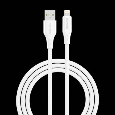 Кабель SENTEO SL-05 Foamed Silicone 2.4A USB to Lightning 1m (black)