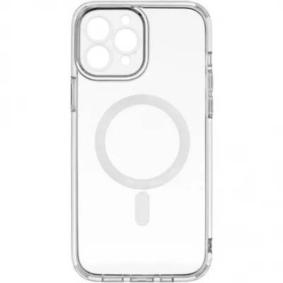 Силіконовий чохол MagSafe Full Camera для Apple iPhone 14 Pro Max (Прозорий)