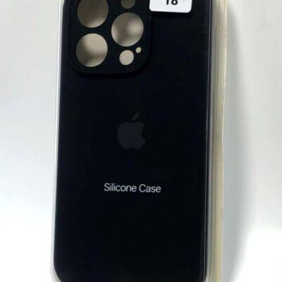 IPhone 15 Pro Max Silicone Case FULL Camera №18 Black
